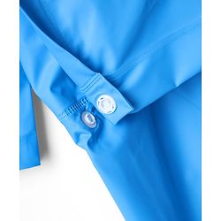 Pine Kids Marvel Full Sleeves Hooded Avengers Raincoat - Blue