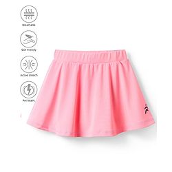 Pine Active Knit Super Stretch Skorts  with Brand Logo Print - Pink