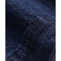 Pine Kids Cotton Woven Full Sleeves Solid Color Shirt Dress & Belt - Navy Blue
