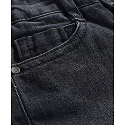 Pine Kids Denim Woven Full Length Washed Denim - Black