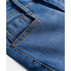 Pine Kids Denim Woven Full Length Washed Jeans - Blue