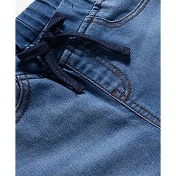Pine Kids Denim Woven Full Length Washed Jeans - Blue