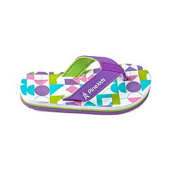 Pine Kids Slip On Flip Flops with Abstract Print - Multicolor