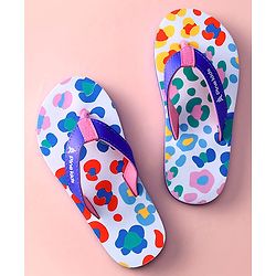Pine Kids Slip On Printed Flip Flops - Multicolor