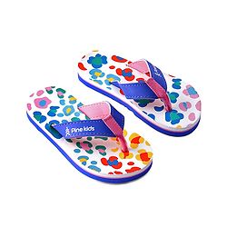 Pine Kids Slip On Printed Flip Flops - Multicolor