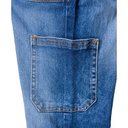 Pine Kids Denim Woven Full Length Washed Jeans with Pockets - Navy Blue