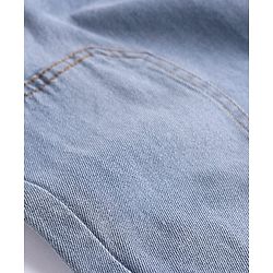 Pine Kids Denim Woven Full Length Washed Jeans - Light Blue