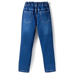 Pine Kids Denim Woven Full Length Washed Jeans - Navy Blue