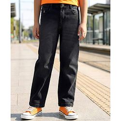 Pine Kids Denim Full Length Washed Jeans -Charcoal Grey