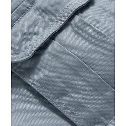Pine Kids Cotton Woven Full Length Solid Coloured Trousers With Side Pockets - Light Blue