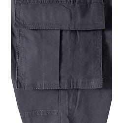 Pine Kids Woven Full Length Trouser With Cargo Pockets - Charcoal Grey