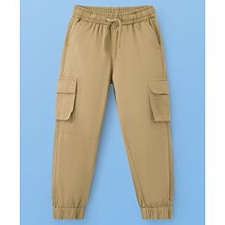 Pine Kids Woven Full Length Trouser With Cargo Pockets - Charcoal Grey