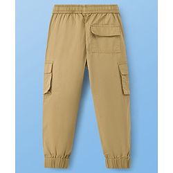 Pine Kids Woven Full Length Trouser With Cargo Pockets - Charcoal Grey