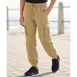 Pine Kids Woven Full Length Trouser With Cargo Pockets - Charcoal Grey