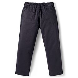 Pine Kids Cotton Woven Full Length Solid Coloured Trousers - Light Grey