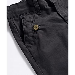 Pine Kids Cotton Woven Full Length Solid Coloured Trousers - Light Grey