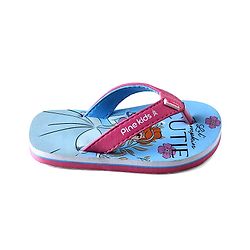 Pine Kids Disney Slip On Flip Flops With Cinderella Print - Light Blue