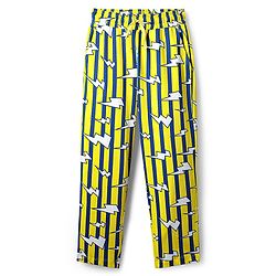 Pine Kids Single Jersey Knit Half Sleeves Co-Ord Night Suit with Stripes - Yellow
