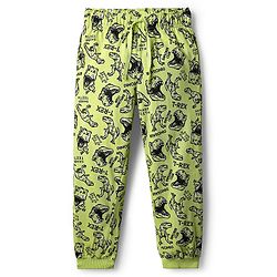 Pine Kids Single Jersey Knit Half Sleeves Co-ords Night Suit With Dino Print - Green
