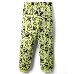 Pine Kids Single Jersey Knit Half Sleeves Co-ords Night Suit With Dino Print - Green