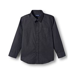 Pine Kids Cotton Woven Full Sleeves Shirt With Printed T-Shirt - Black