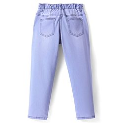 Pine Kids Denim Woven Full Length Washed Jeans - Blue
