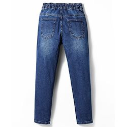 Pine Kids Woven Full Length Washed Jeans - Blue