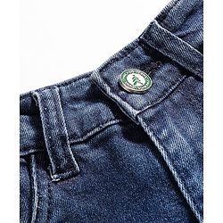 Pine Kids Woven Full Length Washed Jeans - Blue
