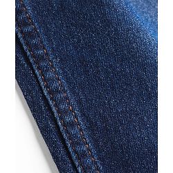 Pine Kids Denim Woven Full Length Washed Jeans - Navy Blue