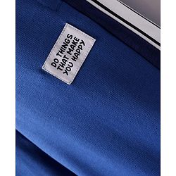 Pine Kids Knit Full Length Cut & Sew Track Pant with Tape Detailing - Blue