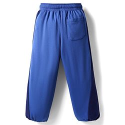 Pine Kids Knit Full Length Cut & Sew Track Pant with Tape Detailing - Blue