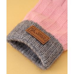 Pine Kids Solid Color Gloves - Pink