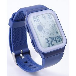 Pine Kids Solid Digital Watch Free Size - Navy Blue