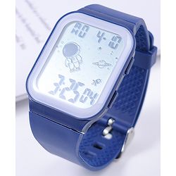 Pine Kids Solid Digital Watch Free Size - Navy Blue