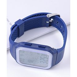 Pine Kids Solid Digital Watch Free Size - Navy Blue