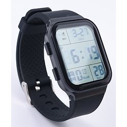 Pine Kids Solid Digital Watch Free Size - Black