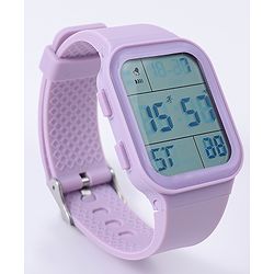Pine Kids Solid Digital Watch Free Size - Purple