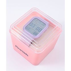 Pine Kids Solid Digital Watch Free Size - Purple