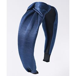 Pine Kids Free Size Hair Band with Knot Detailing - Navy Blue