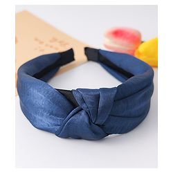 Pine Kids Free Size Hair Band with Knot Detailing - Navy Blue