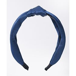 Pine Kids Free Size Hair Band with Knot Detailing - Navy Blue