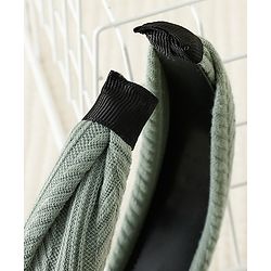 Pine Kids Free Size Hair Band with Knot Detailing - Olive Green