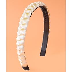 Pine Kids Braid Shape Hair Band - Beige