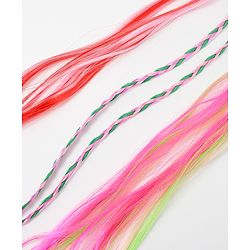 Pine Kids Hair Extensions Free Size Pack of 3 - Multicolor
