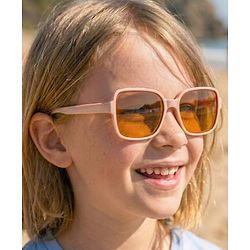 Pine Kids Sunglasses with Comfortable Nose Pad - Brown