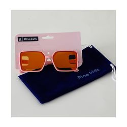 Pine Kids Sunglasses with Comfortable Nose Pad - Brown