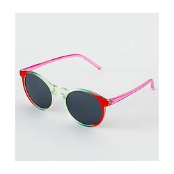 Pine Kids Sunglasses with Comfortable Nose Pad - Red & Green
