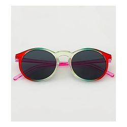 Pine Kids Sunglasses with Comfortable Nose Pad - Red & Green