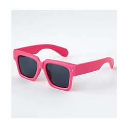 Pine Kids Free Size Sunglasses with Chunky Frame - Dark Pink