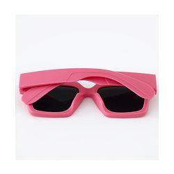 Pine Kids Free Size Sunglasses with Chunky Frame - Dark Pink